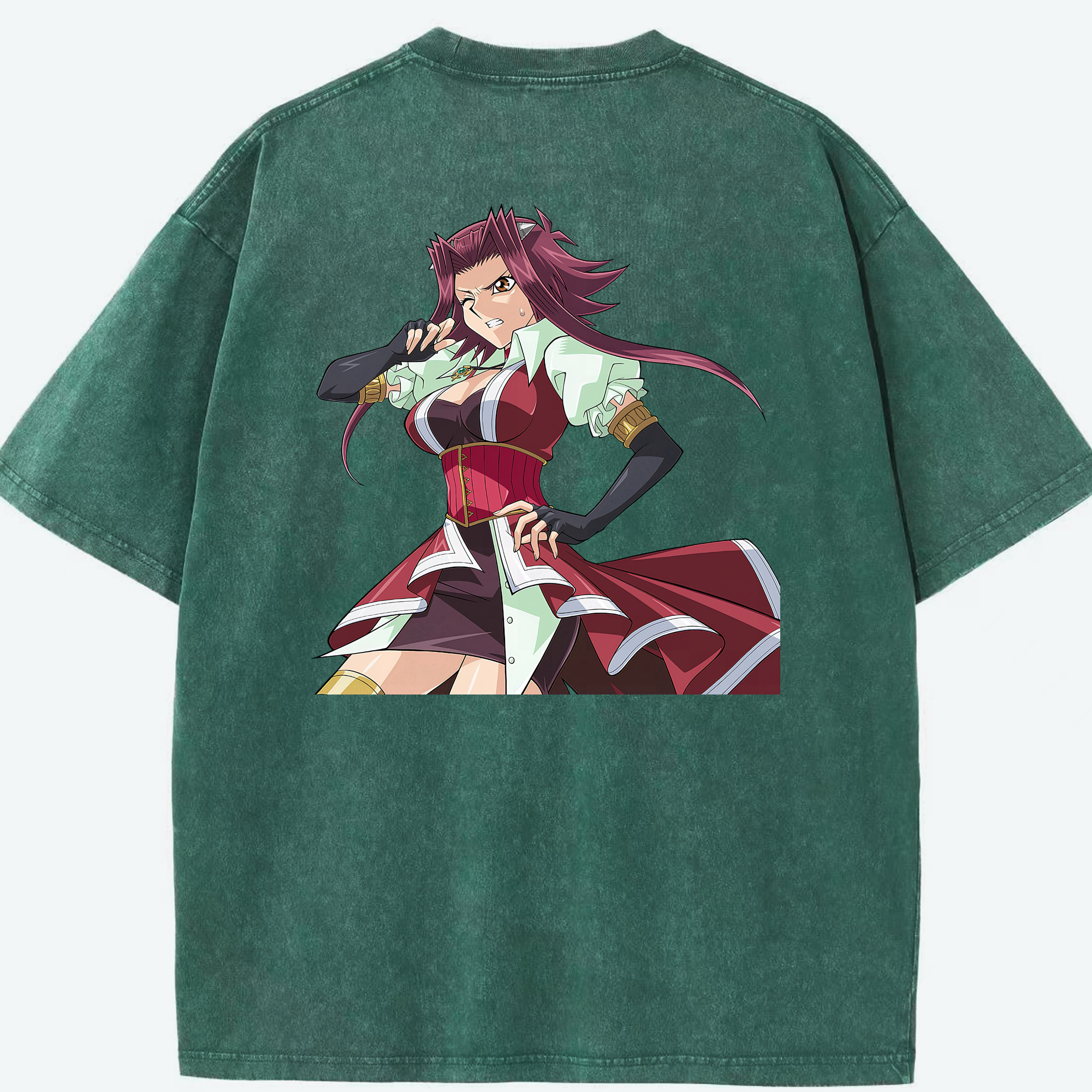 （画像用） 遊☆戯☆王 Yu-Gi-Oh! 綿100% ヴィンテージ風 半袖Tシャツ（背面プリント）